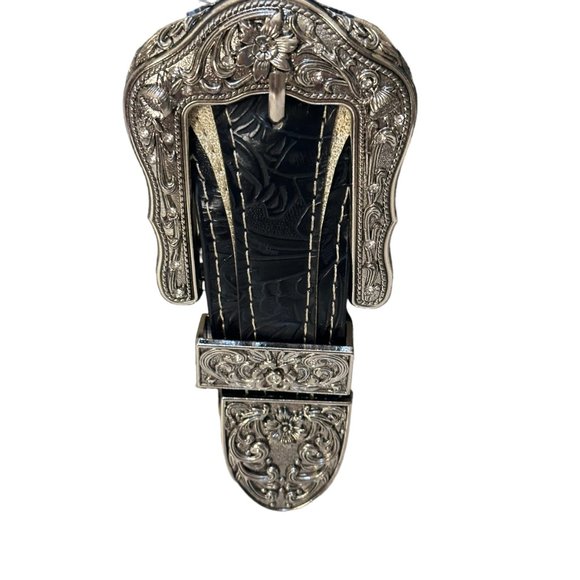 (8-210) Brand New w/Tag Beige Leather-Like Western Shoulder Handbag - Picture 12 of 12